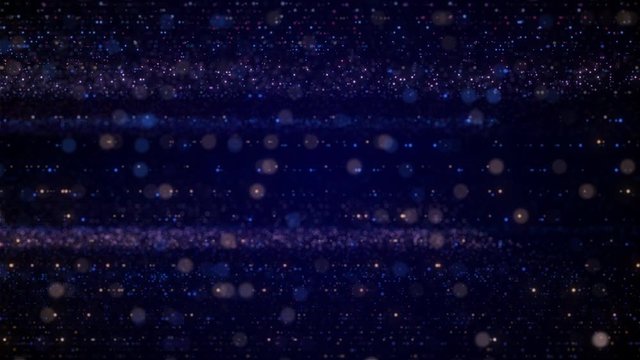 Concept of digital, Datacenter, Motion Graphic with particle grid. Futuristic big data visualization and hi-tech background.