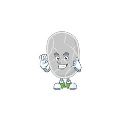 cartoon picture of nitrospirae make a call gesture