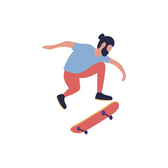 Obraz premium guy skateboarding