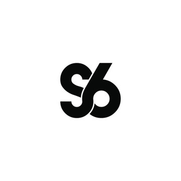 s6 letter original monogram logo design