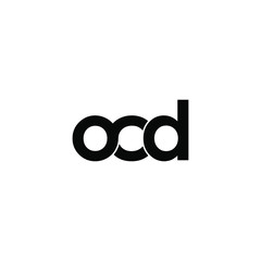 ocd letter original monogram logo design