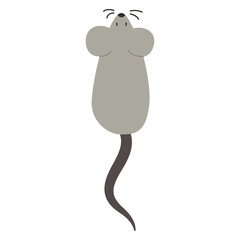 cute mouse animal vector