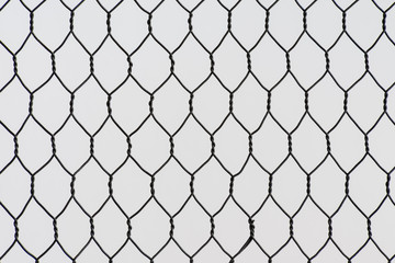 Naklejka premium 金属の網