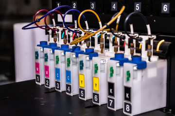 Ink cartridges UV printer communication design