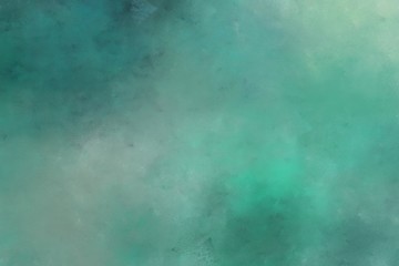 beautiful abstract painting background graphic with cadet blue, teal green and dark slate gray colors. can be used as poster background or wallpaper