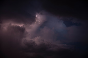 Fototapeta premium lightning in the sky