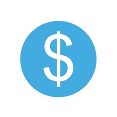 dollar sign icon vector illustration design