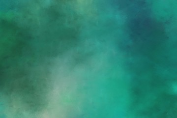 Fototapeta na wymiar beautiful vintage abstract painted background with sea green, cadet blue and dark sea green colors. can be used as poster background or wallpaper