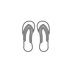 flip flops icon vector illustration design