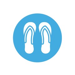 flip flops icon vector illustration design
