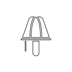 lamp light icon vector illustration design