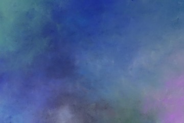 Obraz premium beautiful teal blue, light slate gray and medium purple colored vintage abstract painted background with space for text or image. can be used as background graphic element