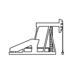 oil field pump icon vector illustration design