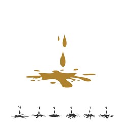 oil droplet icon vector illustration design