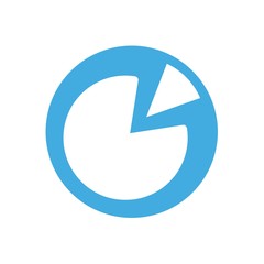 pie chart icon vector illustration design