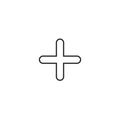 Obraz premium plus icon vector illustration design