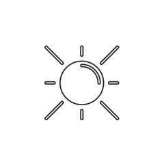 sun icon vector illustration design