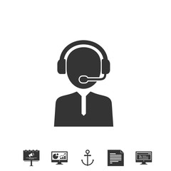 support center icon vector illustration design