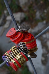 heart shaped padlocks