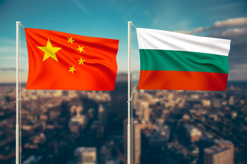 Fototapeta na wymiar China and Bulgaria