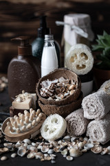 Organic products for bath and spa. Zero waste
