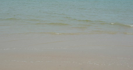 Water wave on sea beach