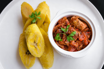 Fried egg and plantain © Tolu Owoeye