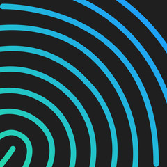 Obraz premium Abstract minimal geometric round circle shapes design background for business annual report book cover brochure flyer poster. Stock vector illustration