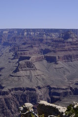 layered rocks in grand canyon arizona