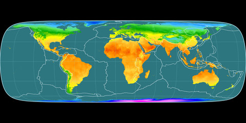 Tobler G1 (11E), temperature, tectonic plates