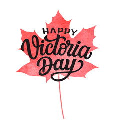 Happy Victoria day lettering