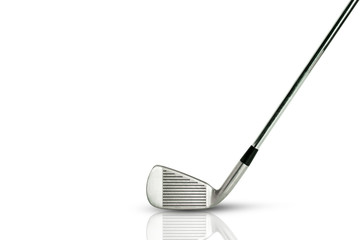 Golf club isolated on white background with clipping paths for graphic design