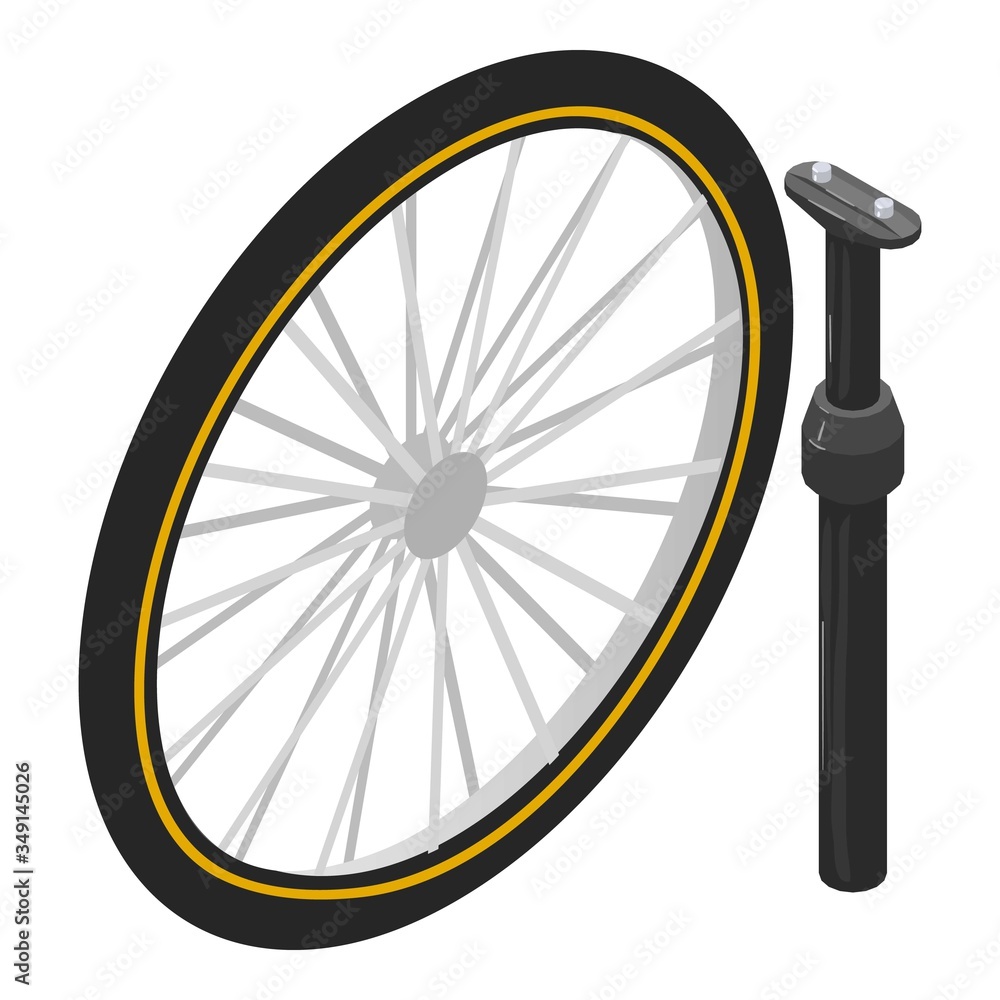 Poster replacement part icon. isometric illustration of replacement part vector icon for web