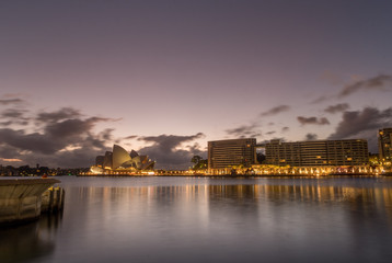 sydney's circular quay at dawn