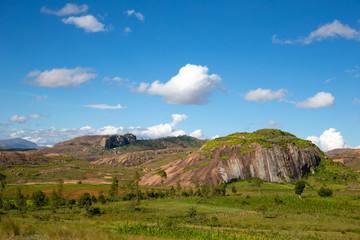 Obraz premium Landscape shot of the island of Madagascar