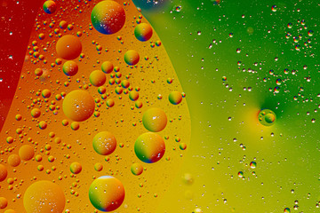 Immagine fotografica astratta e molto colorata