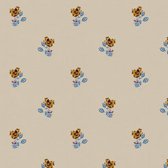 Fototapeta na wymiar small floral seamless pattern background images.