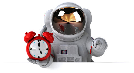 Fun astronaut - 3D Illustration © Julien Tromeur