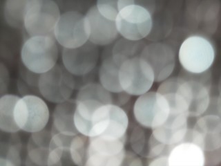 bokeh of lights on black background