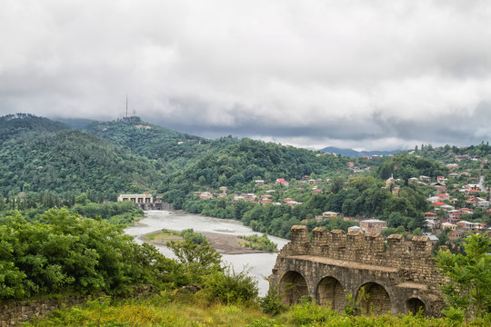 Kutaisi view from Bagrati cathedral
