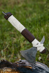 Handmade ritual weapon used in sacrifices