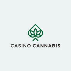 logo marijuana casino. logo marijuana