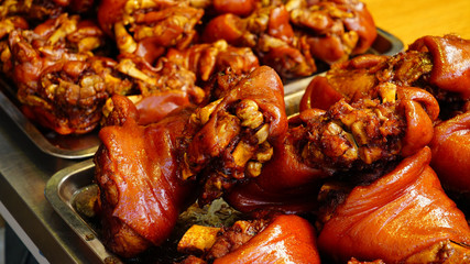 Korean style seasoned pork legs(Jokbal)