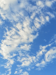 blue sky with clouds