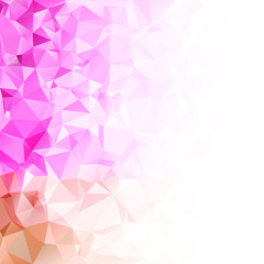 Pink Grid Mosaic Background, Creative Design Templates