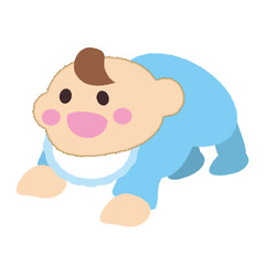 ハイハイする赤ちゃん