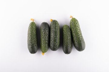 cucumber cucumber isolated on white background close-up