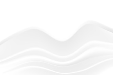 Abstract white and gray gradient color curve background, Vector Illustration