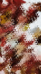 Abstract Colorful Geometrical Artwork,Abstract Graphical Art Background Texture,Modern Conceptual Art,Synthwave Aesthetic Poster Print,3D Rendering