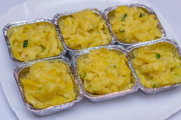 baked potatoes with cheese